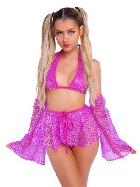 Magenta Fairy Blossom Set (4 pcs)